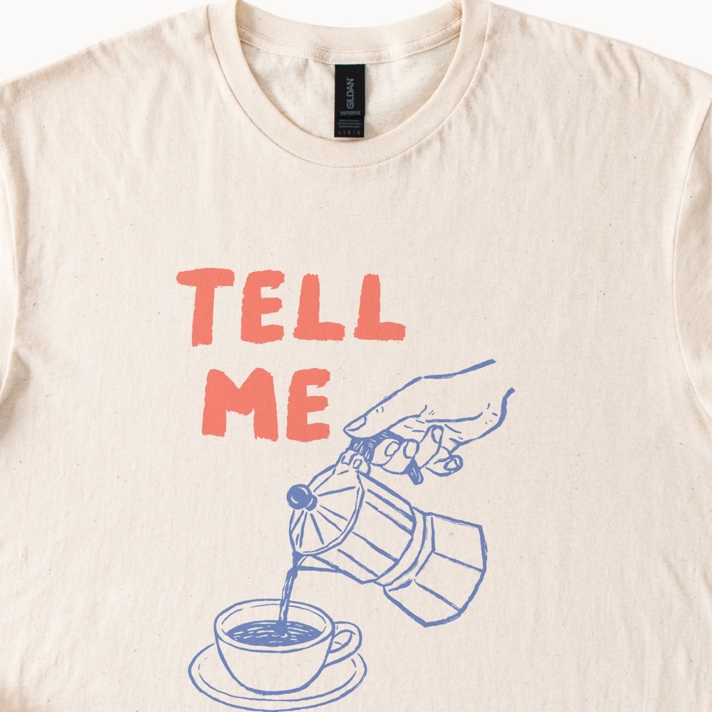 Tea Time Graphic Vintage Style Shirt